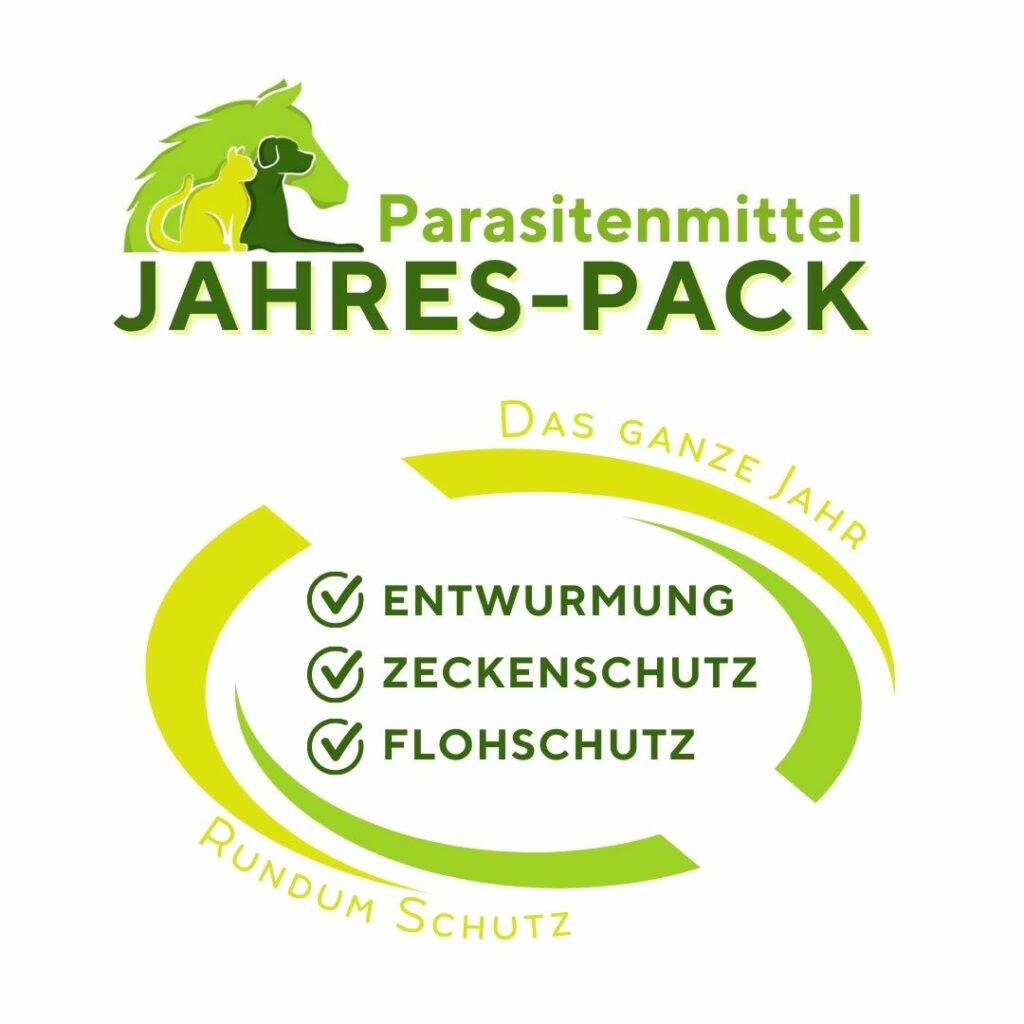 Jahrespack Parasitenmittel für Hund und Katze mit 10 % Rabatt